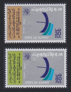 Kuwait World Telecommunications Day 2v 1978 MNH SC#754-755 SG#797-798