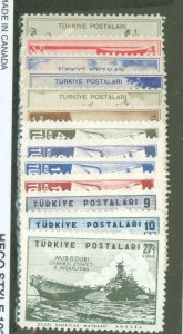 Turkey #922/942  Single (Complete Set)