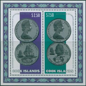 Cook Islands 1974 SG494 Second Voyage Discovery coins MS MLH