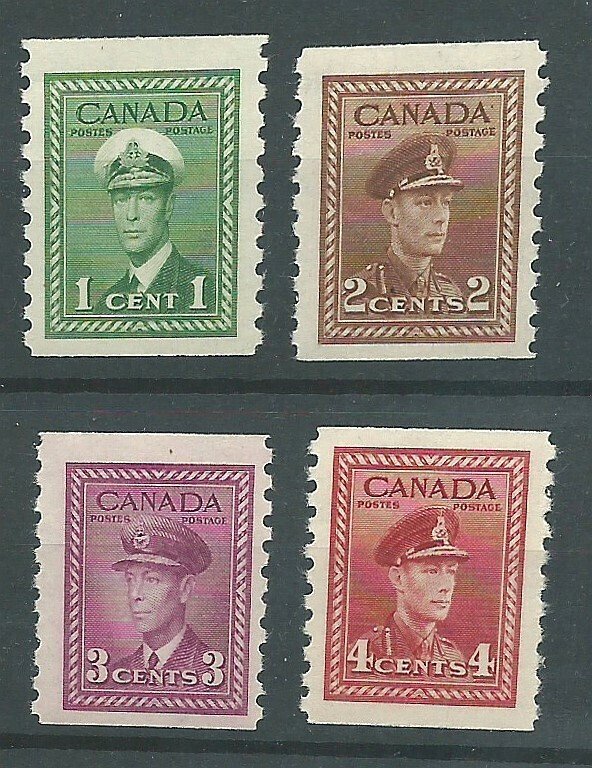 C  #278-281   Mint NH VF  1948  PD