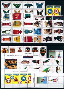 Surinam Suriname 2004 Complete Year Set  MNH