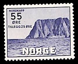 Norway 1953, 55ö, Stamp out of set, Unused (hinged)