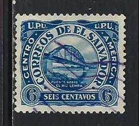 EL SALVADOR 499 VFU BRIDGE Z4186-6