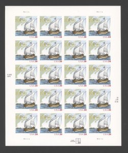 2006 US Scott #4073 39c Samuel de Champlain Sheet of 20 MNH