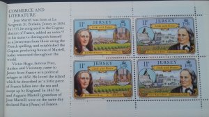 Jersey 1982 Links with France Martell Cognac Booklet
