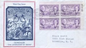 776 TEXAS CENTENNIAL - 1st Reid-Cawood PlB4