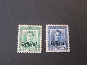 New Zealand 1941 Sc O88-9 set FU