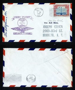 # C11 CAM # 25 First Flight cover Atlanta, GA to Daytona Beach, FL - 3-1-1929