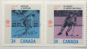 CANADA 1986 #1112a 1988 Olympic Winter Games - MNH