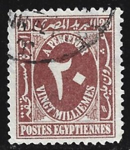 Egypt #J52   used