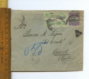 1921 Montevideo Uruguay to Oriente 1Cuba