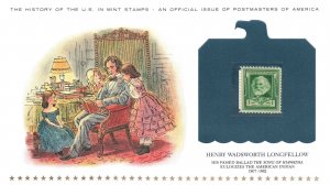 THE HISTORY OF THE U.S. IN MINT STAMPS HENRY WADSWORTH LONGFELLOW