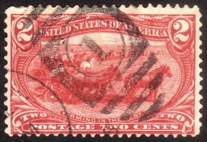 1898, US 2c, Trans-Mississippi, Used, Sc 286