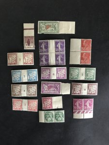 France Early Group of MM Various Definitives/Postage Due.