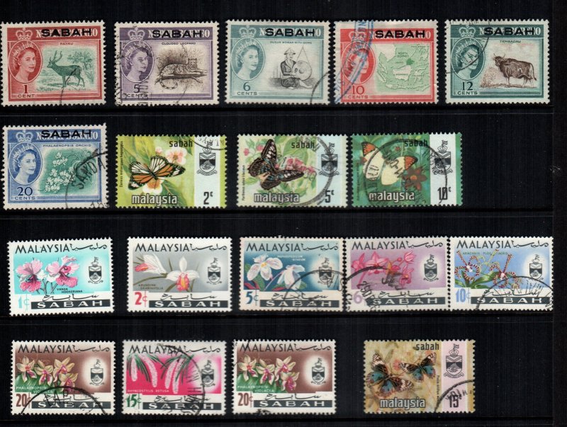 Malaysia Sabah  18  different used