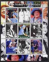 Kyrgyzstan 2000 Queen Mother's 100th Birthday #2 perf she...