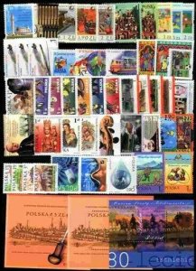 Poland MNH 2001 Complete Year set