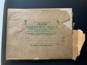 1934 Christmas Seal Sheet of 100,100 sheets in original package, great condition