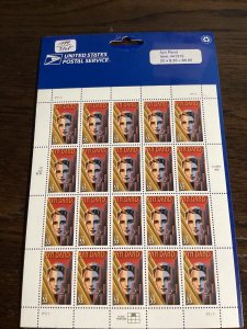 Scott# 3308 - 33 Cent Ayn Rand-Writer- Sheet of 20 Stamps-MNH-1999-NIP-US