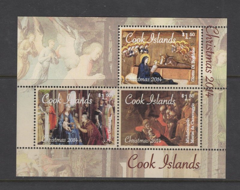Cook Islands #1526 (2014 Christmas sheet)  VFMNH CV $7.00