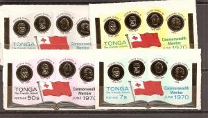 Tonga 243-247 MNH