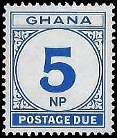 GHANA   #J19 MNH (1)