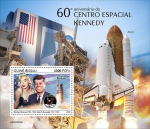 Guinea-Bissau - 2022 Kennedy Space Center - Stamp Souvenir Sheet - GB220343b2