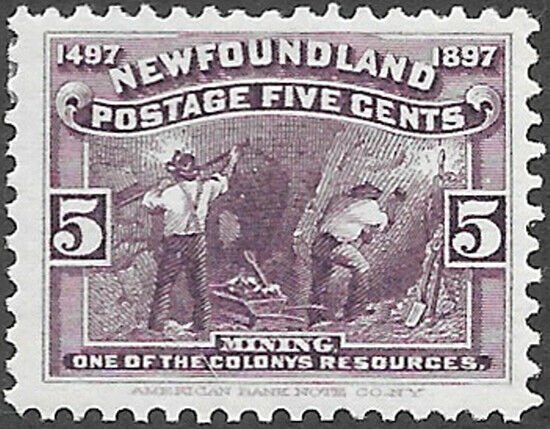 Newfoundland Scott Number 65 F H