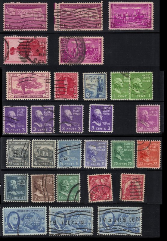 USA - 1920s-40s mix #4 - best centering