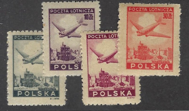 Poland SC C12, C14, 16, 18 MNH F-VF SCV$12.00....Worth checking out!