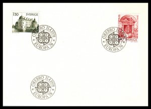 Sweden 1235-1236 U/A FDC