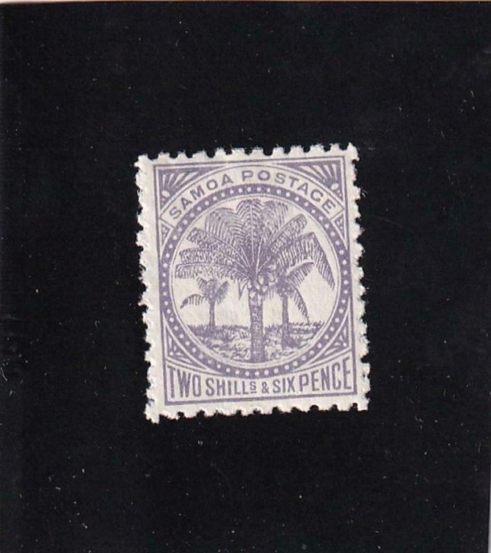 Samoa: Sc #19ef, MH, Small Thin (45903) 