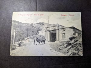 1918 Russia RPPC Postcard Cover Crimea Gate of Kiss