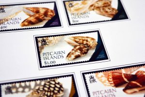 COLOR PRINTED PITCAIRN ISLANDS 1940-2010 STAMP ALBUM PAGES (118 illustr. pages)