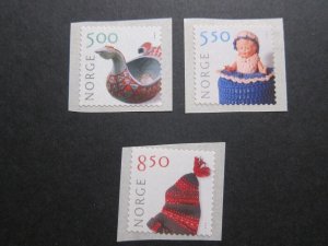 Norway 2001 Sc 1305-1307 set MNH