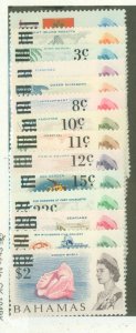 Bahamas #230-243 Unused