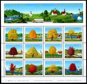 CANADA SC#1524 Canada Day - Maple Trees Complete Sheet (1994) MNH