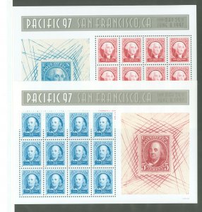 United States #3139-3140  Souvenir Sheet