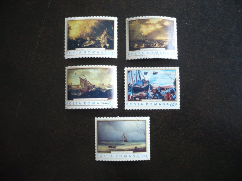 Stamps - Romania - Scott# 2262-2266 - CTO Part Set of 5 Stamps