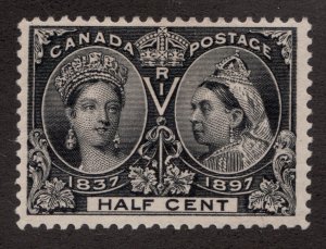 1897 Canada ½¢ Queen Victoria Diamond Jubilee #50 Stamp - MLH Est $105