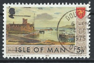 Isle of Man 1973 - 5p Peel - SG21 used