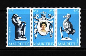 Mauritius 464 Set MNH Elizabeth II Coronation Anniversary