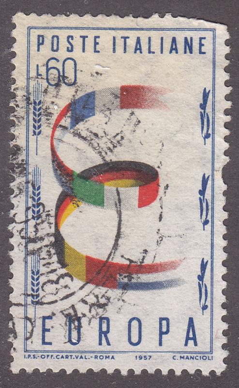 Italy 727  United Europe for Peace and Prosperity 1957