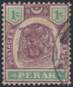 Perak  Malaya  SC#  47 Used  see details & scans