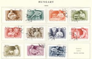 Hungary Scott 1116-1126 used short set