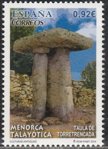 SPAIN 4000, TAULA DE TORRETRENCADA MONOLITH. MINT, NH. F-VF. (593)