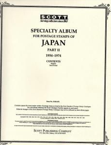 Scott Specialty Album pages for Japan part 2