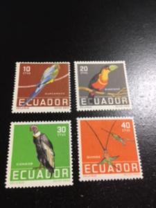 Ecuador sc 634-637 MNH