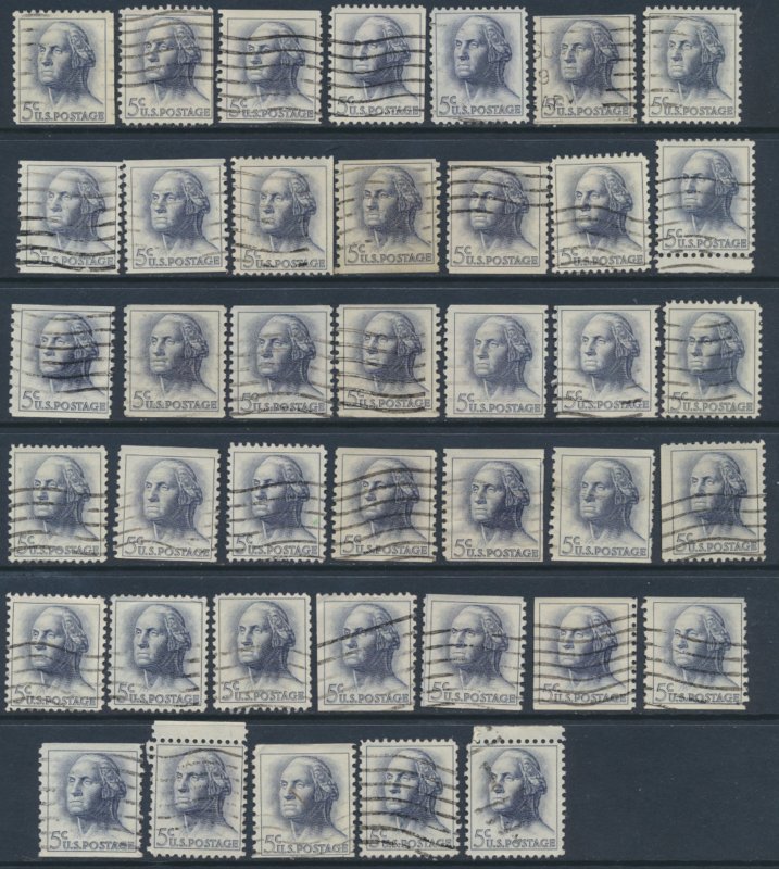 USA  SC#  1213  Used   40 unsorted selection Washington  see scan