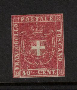Tuscany #21a (Sasonne #21) Very Fine Mint Full OG Hinged **With Certificate**